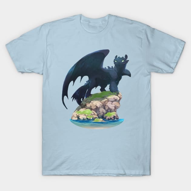 toothless T-Shirt by Grimmla